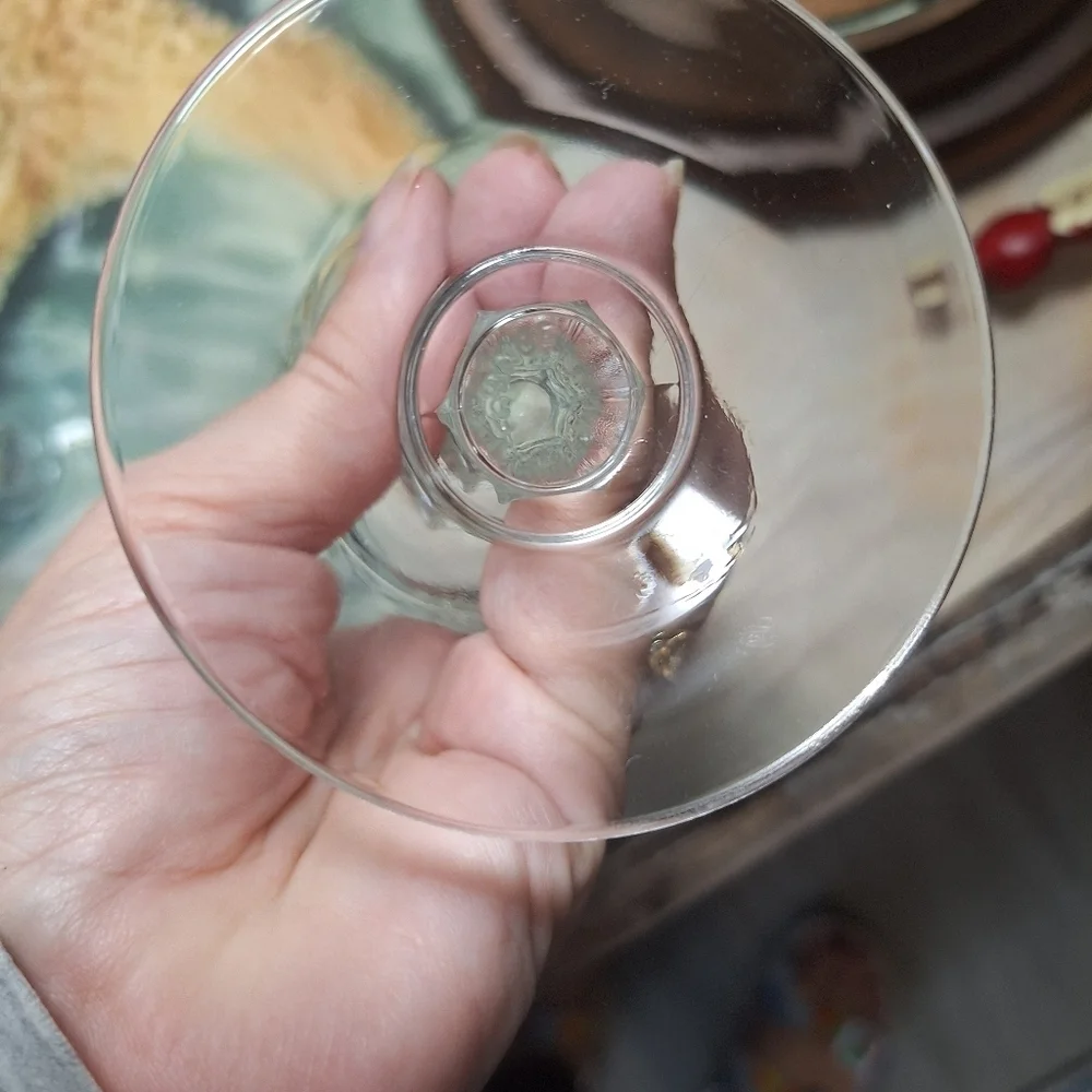 Crystal set of 4 wine water stems